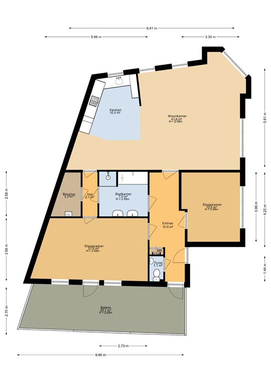 mediumsize floorplan